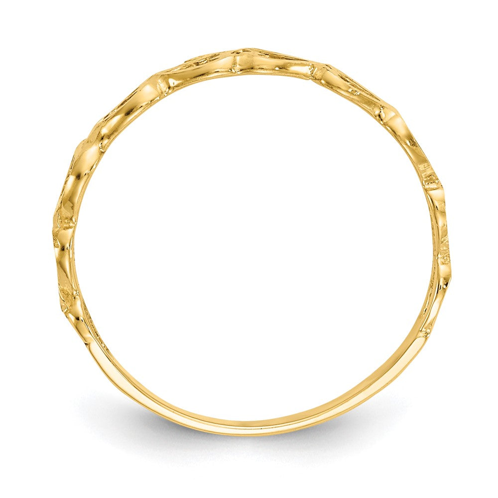 14k Heart Ring