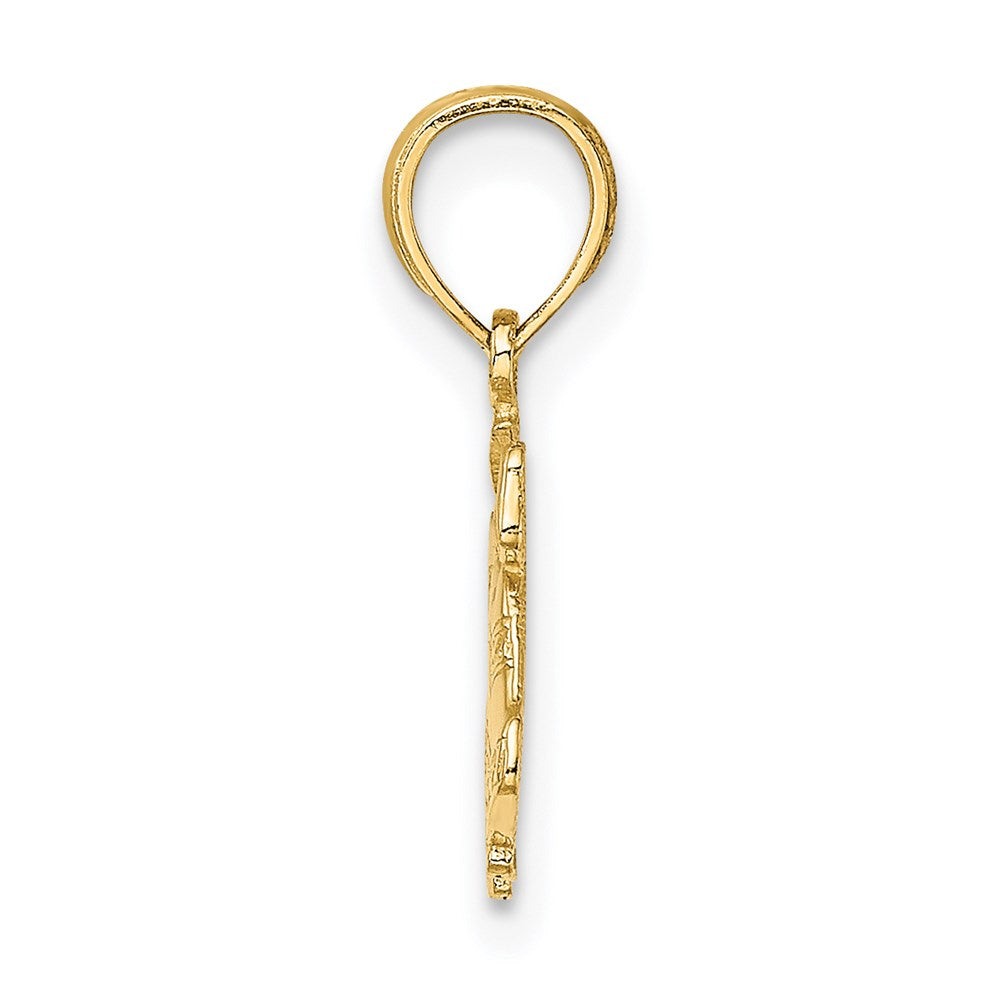 14k Polished Christmas Bells Charm