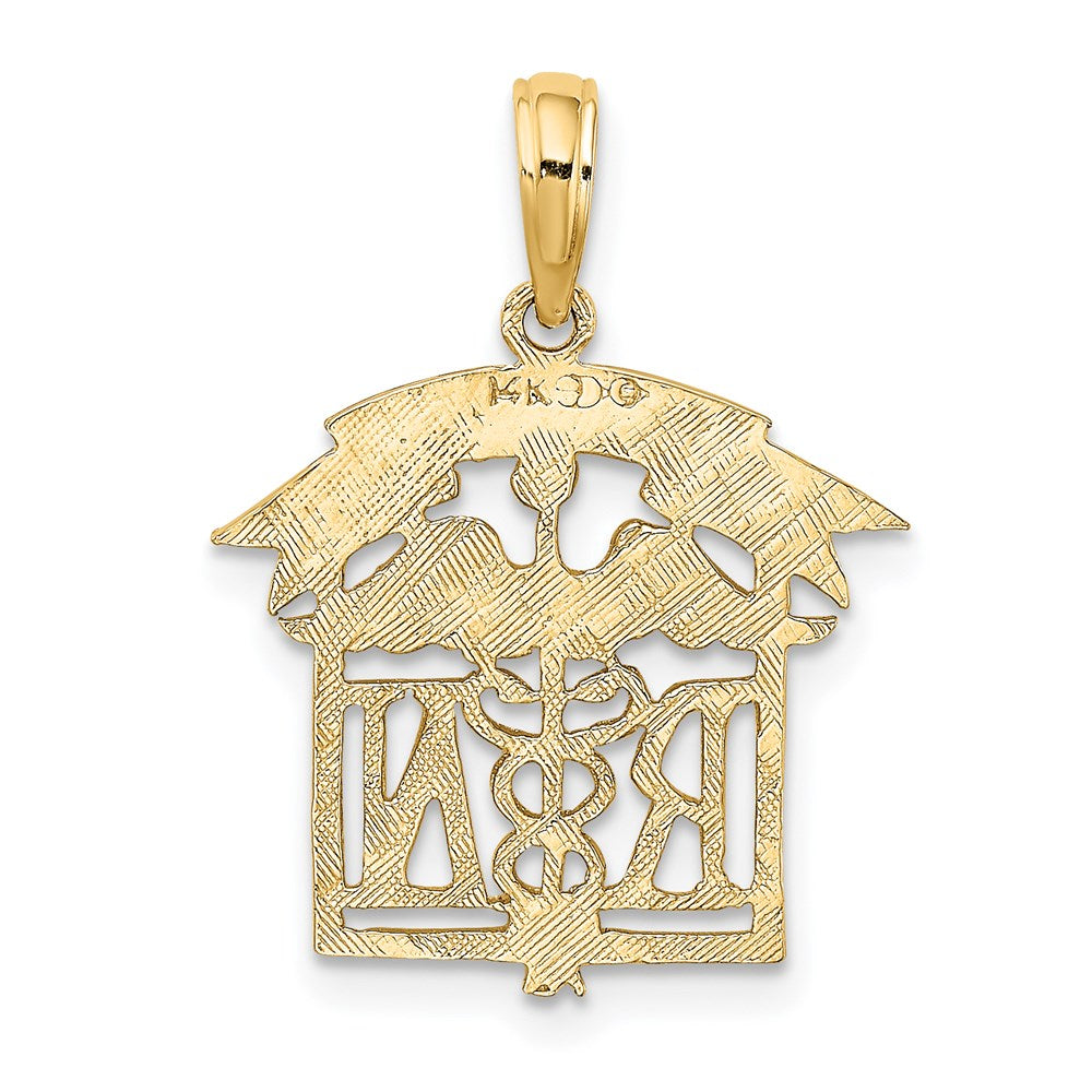 14k Registered Nurse Charm