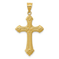 14k Polished Cross Pendant