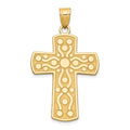 14k Cross Pendant w/Serenity Prayer on Back