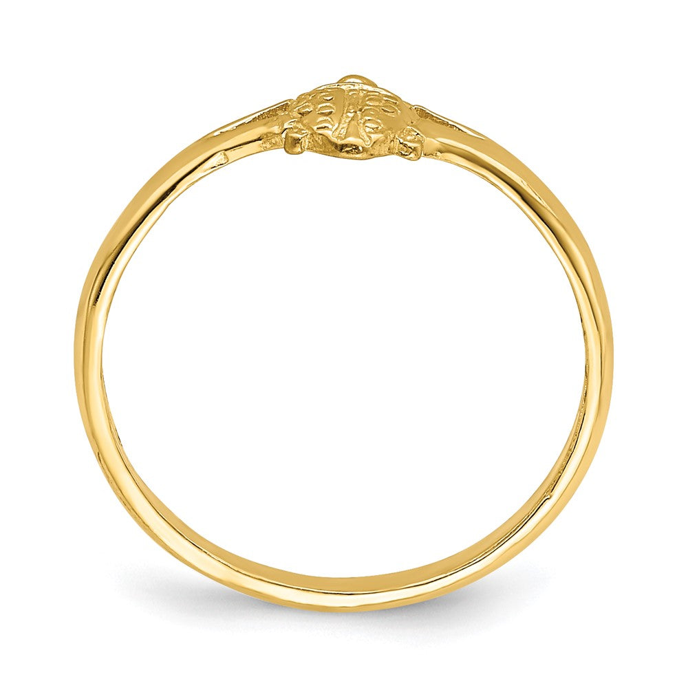14k Ladybug Baby Ring
