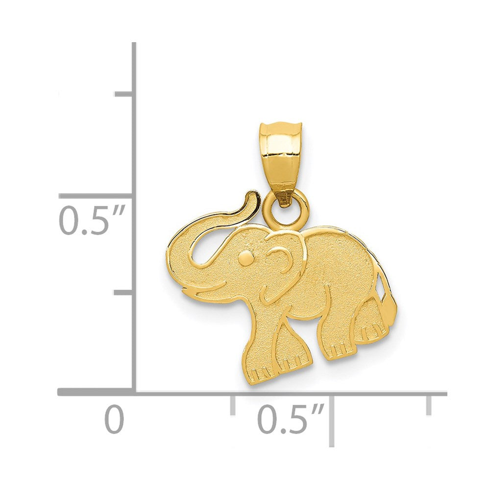 14k Elephant Charm