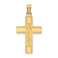 14k Nurse Cross Charm