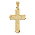 14k Passion Cross Pendant