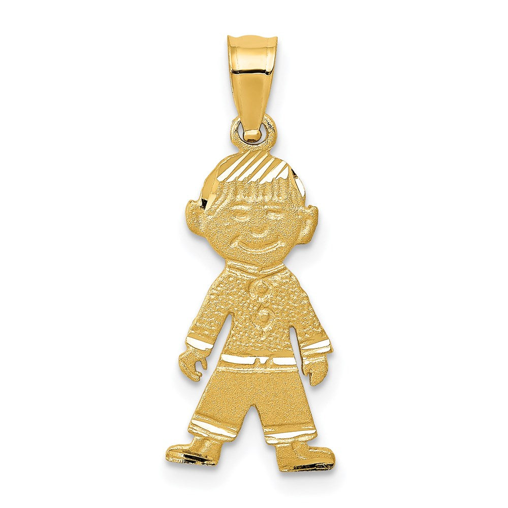 14k Boy charm