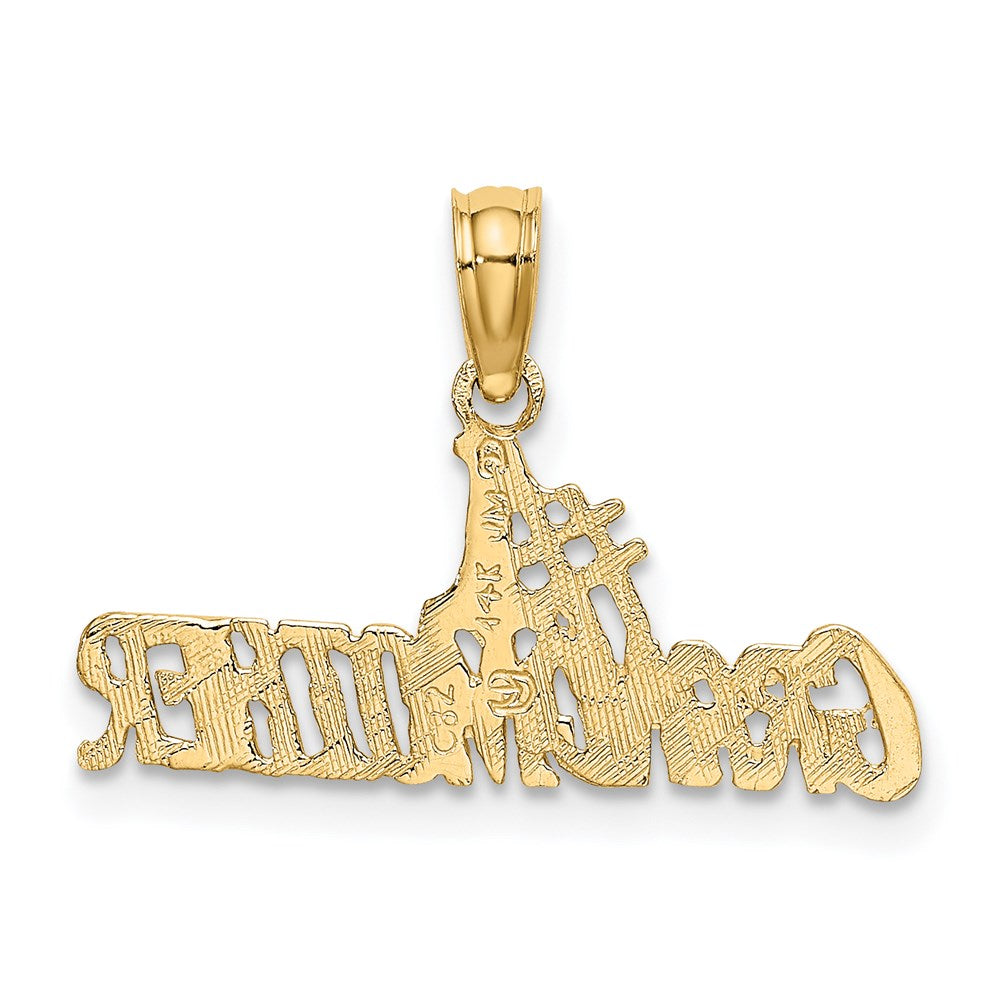14k #1 GRANDMOTHER Charm