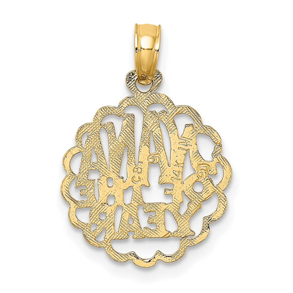 14K NANA OF THE YEAR Charm