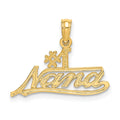 14K #1 NANA Script Charm