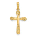 14k Fancy Cross Charm