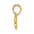 14K Polished PRINCESS Charm