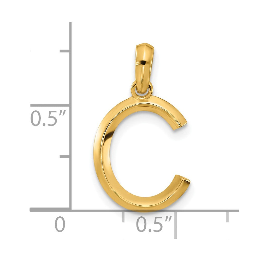 14ky Fancy Letter C