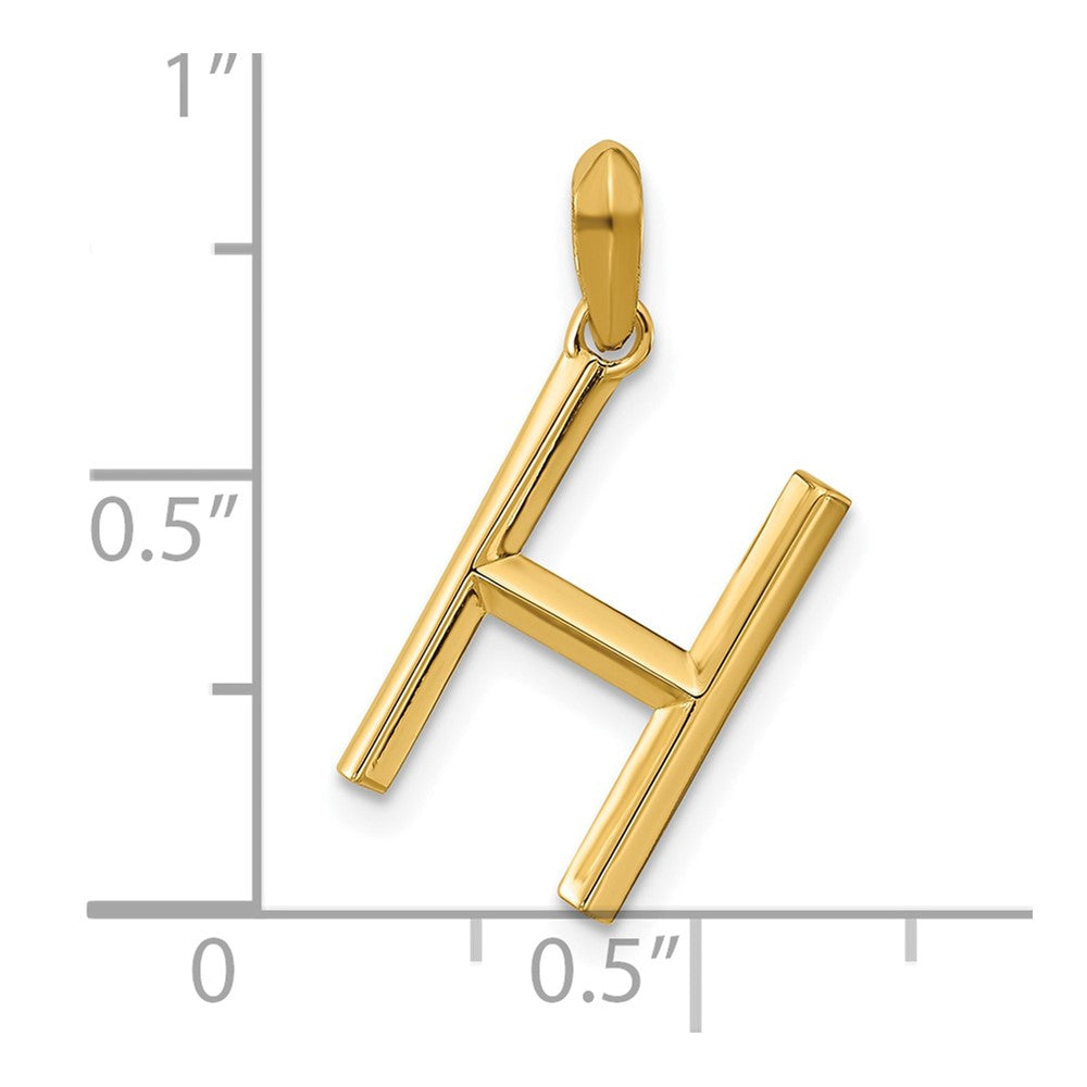 14ky Fancy Letter H