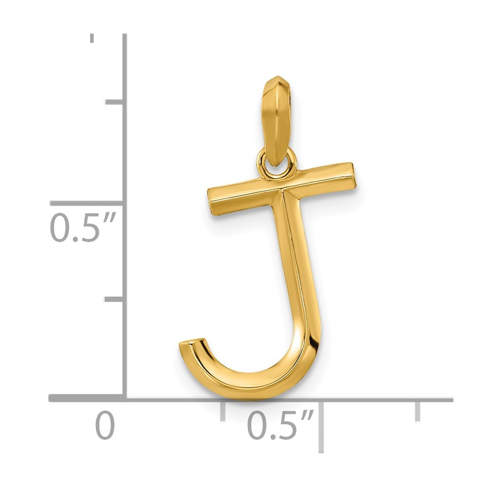 14ky Fancy Letter J