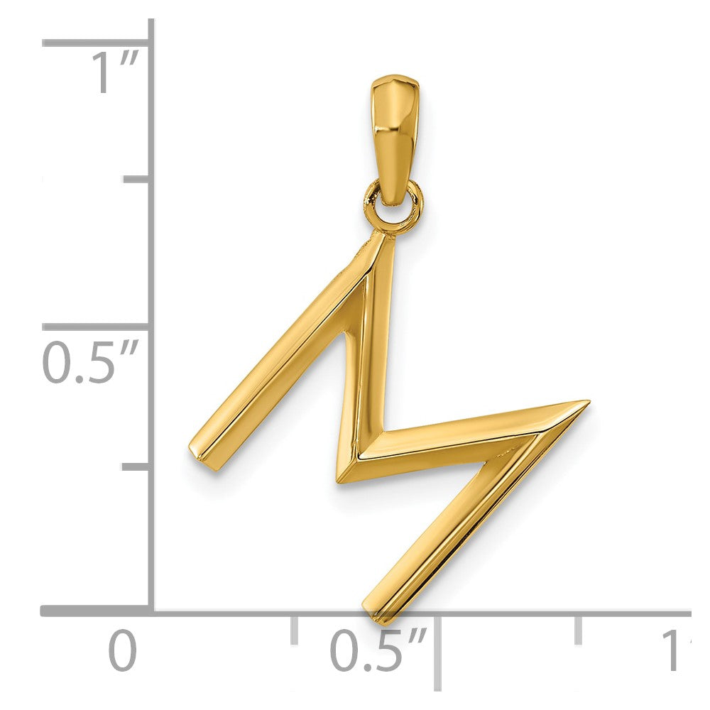 14ky Fancy Letter M