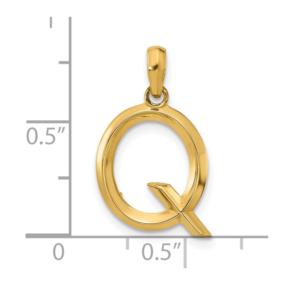 14ky Fancy Letter Q