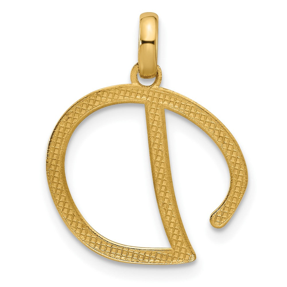 14ky Fancy Letter D