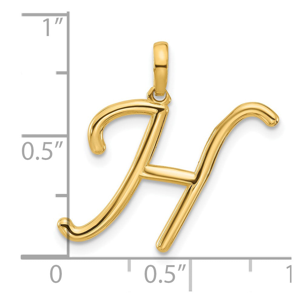 14ky Fancy Letter H