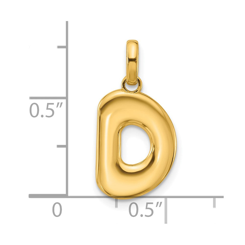14ky Fancy Letter D