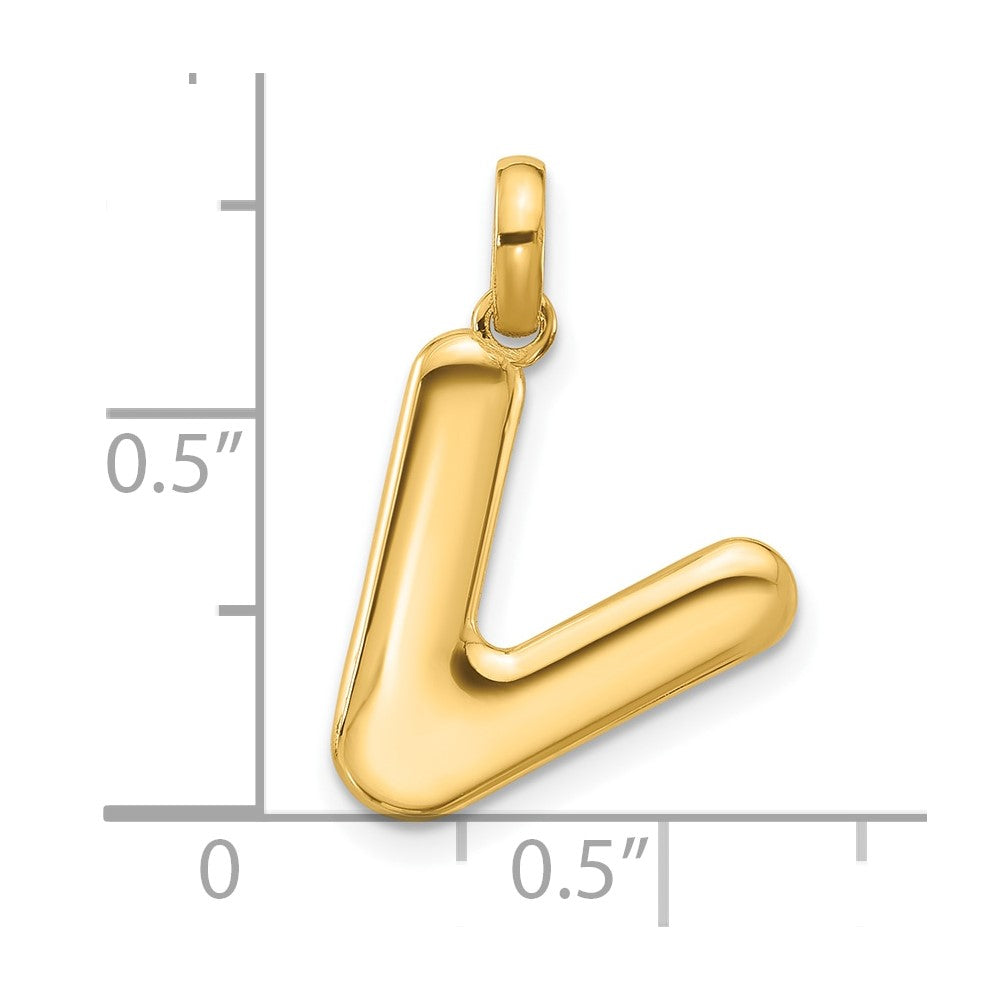 14ky Fancy Letter V