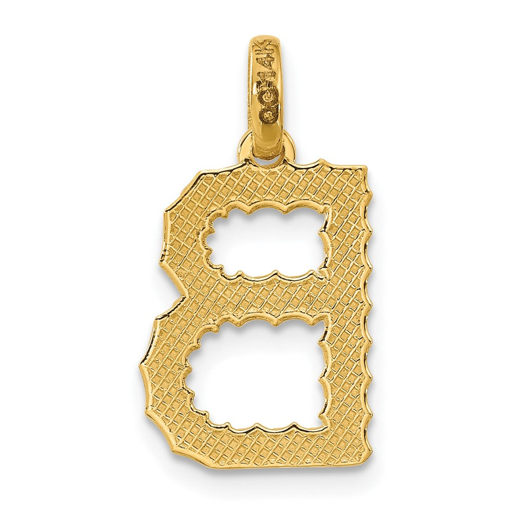 14ky Fancy Twist Letter B