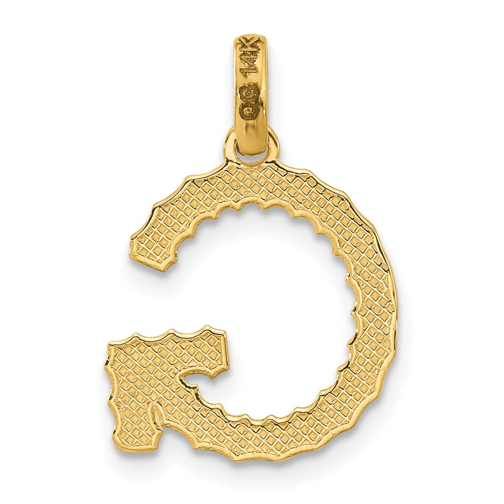 14ky Fancy Twist Letter G