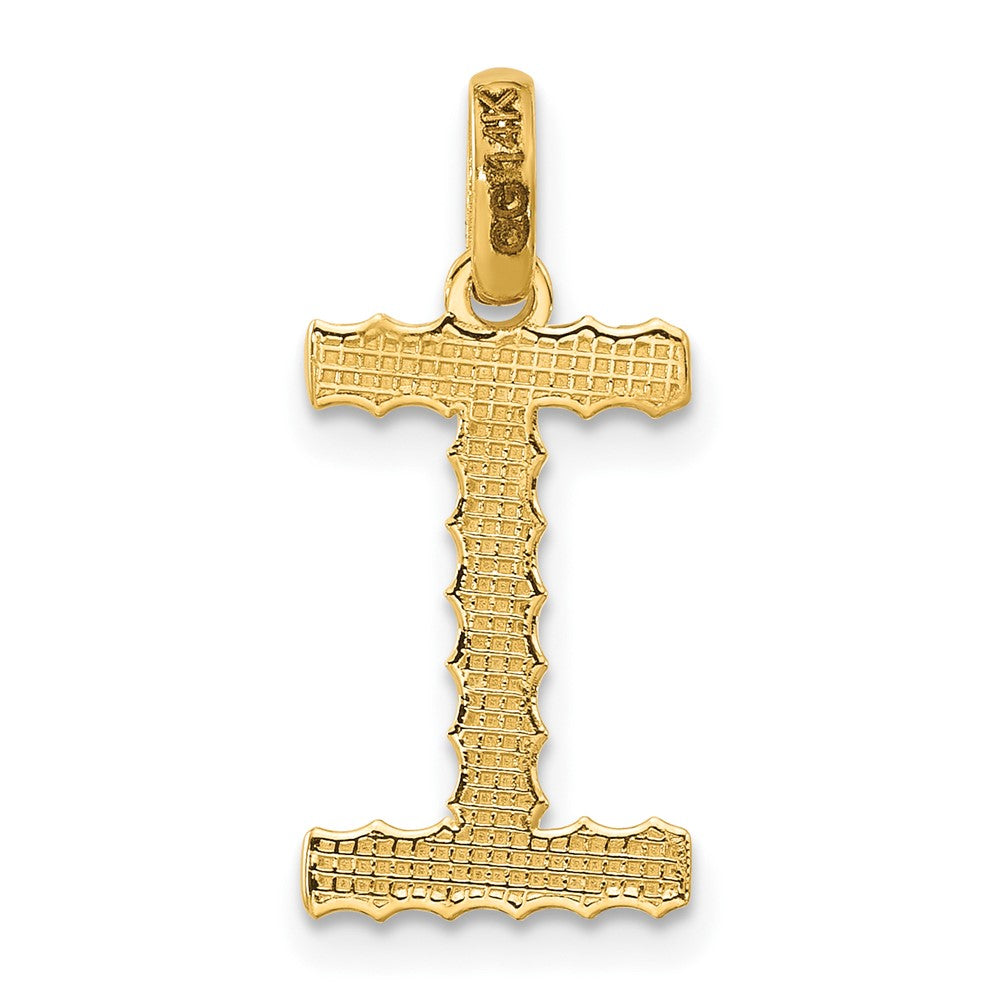 14ky Fancy Twist Letter I