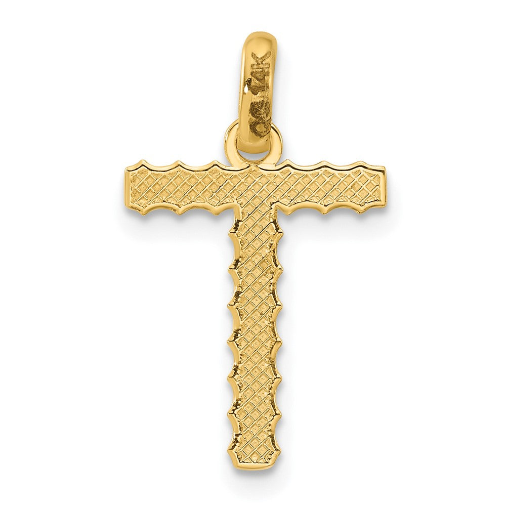 14ky Fancy Twist Letter T