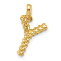 14ky Fancy Twist Letter Y