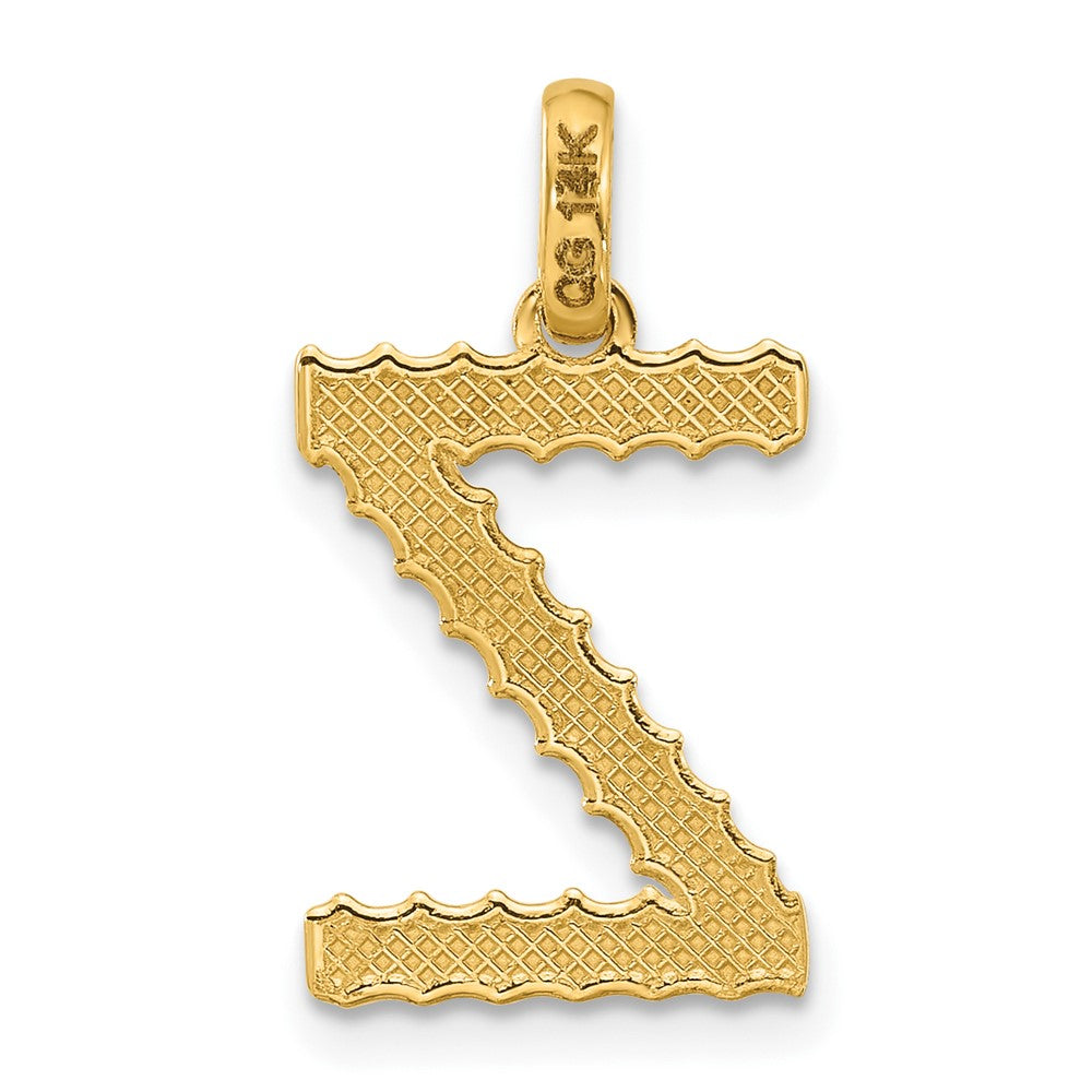 14ky Fancy Twist Letter Z