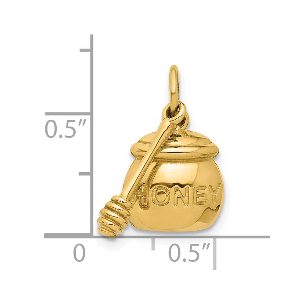 14ky Fancy Honey Pot With Wand