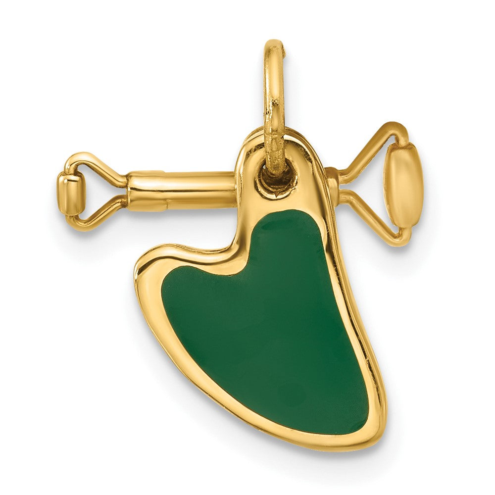 14ky Fancy Gua Sha with Facial Roller Charm