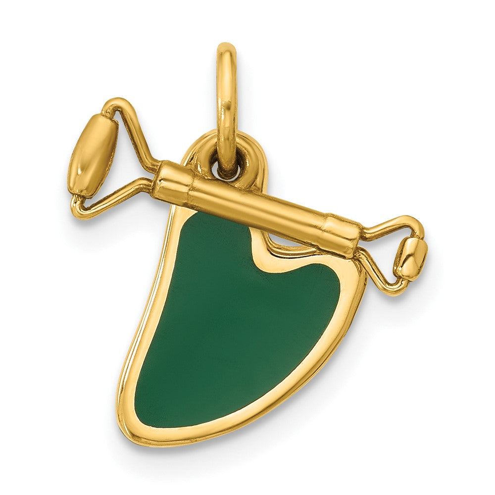 14ky Fancy Gua Sha with Facial Roller Charm