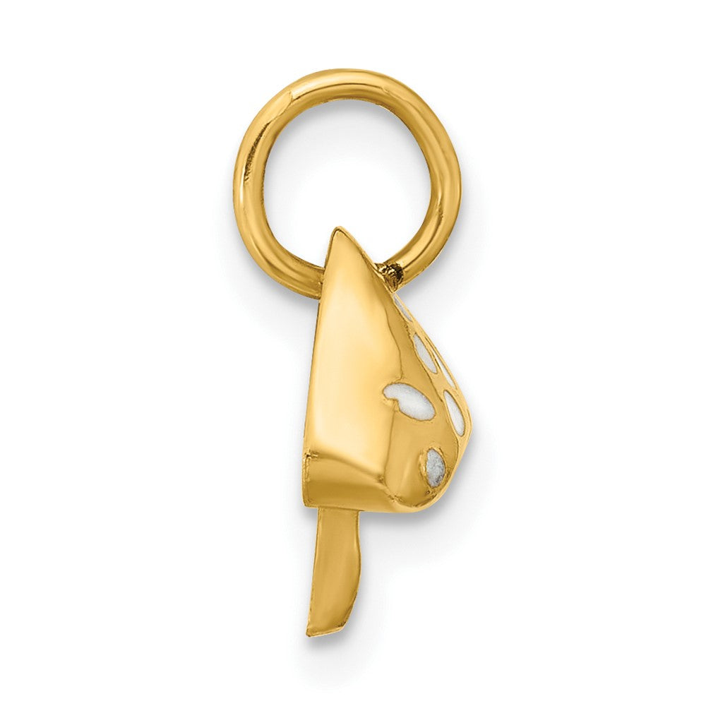 14ky Curvy Toadstool Charm