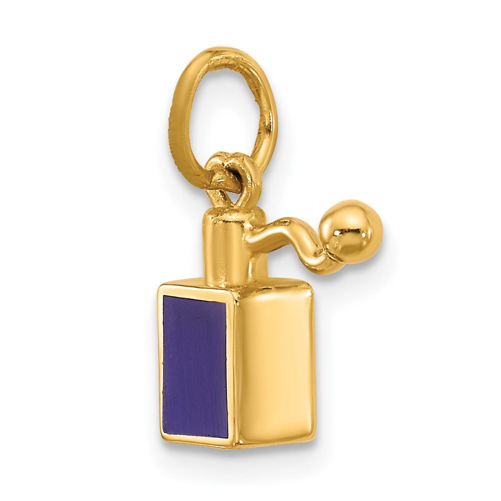 14ky Square Perfume Bottle Charm