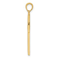 14K Polished Cross Pendant