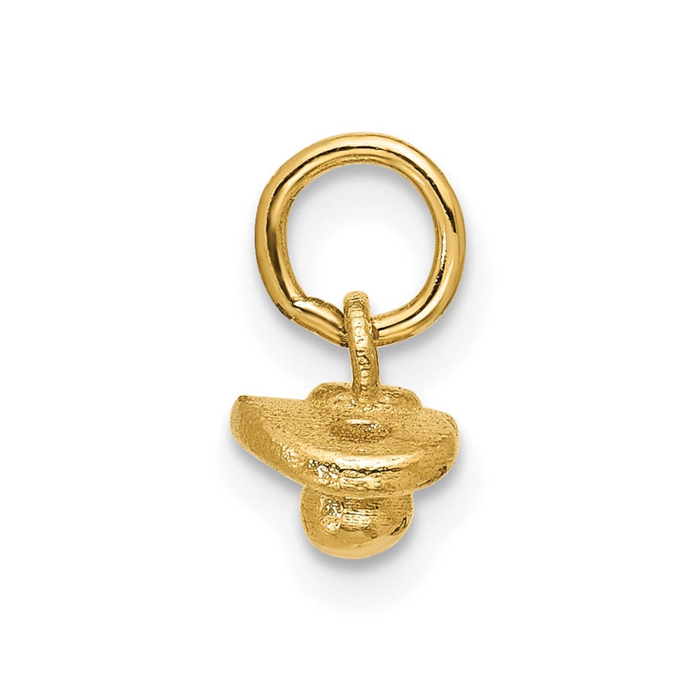 14K Polished Baby Binky Pendant