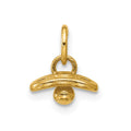 14K Polished Baby Binky Pendant