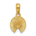 14K Polished Lily Pad Pendant