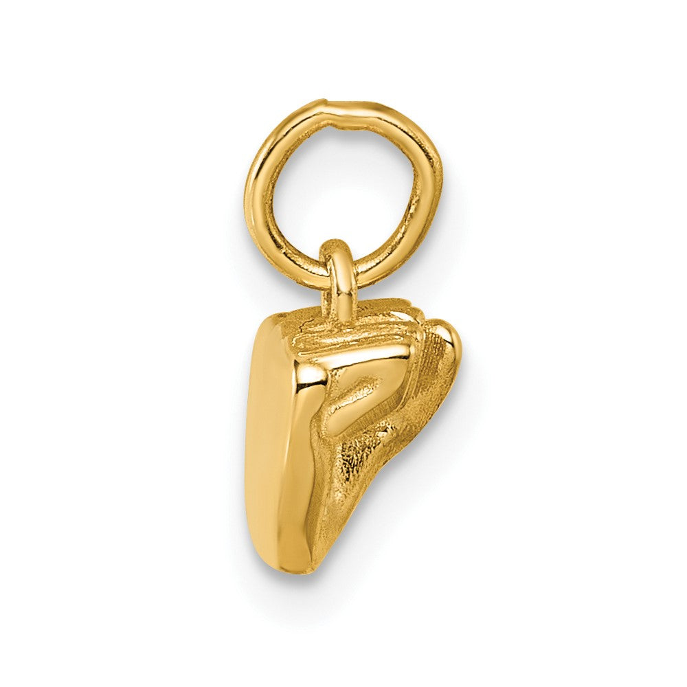14K American Sign Language Alphabet Fingerspelling Sign S Pendant