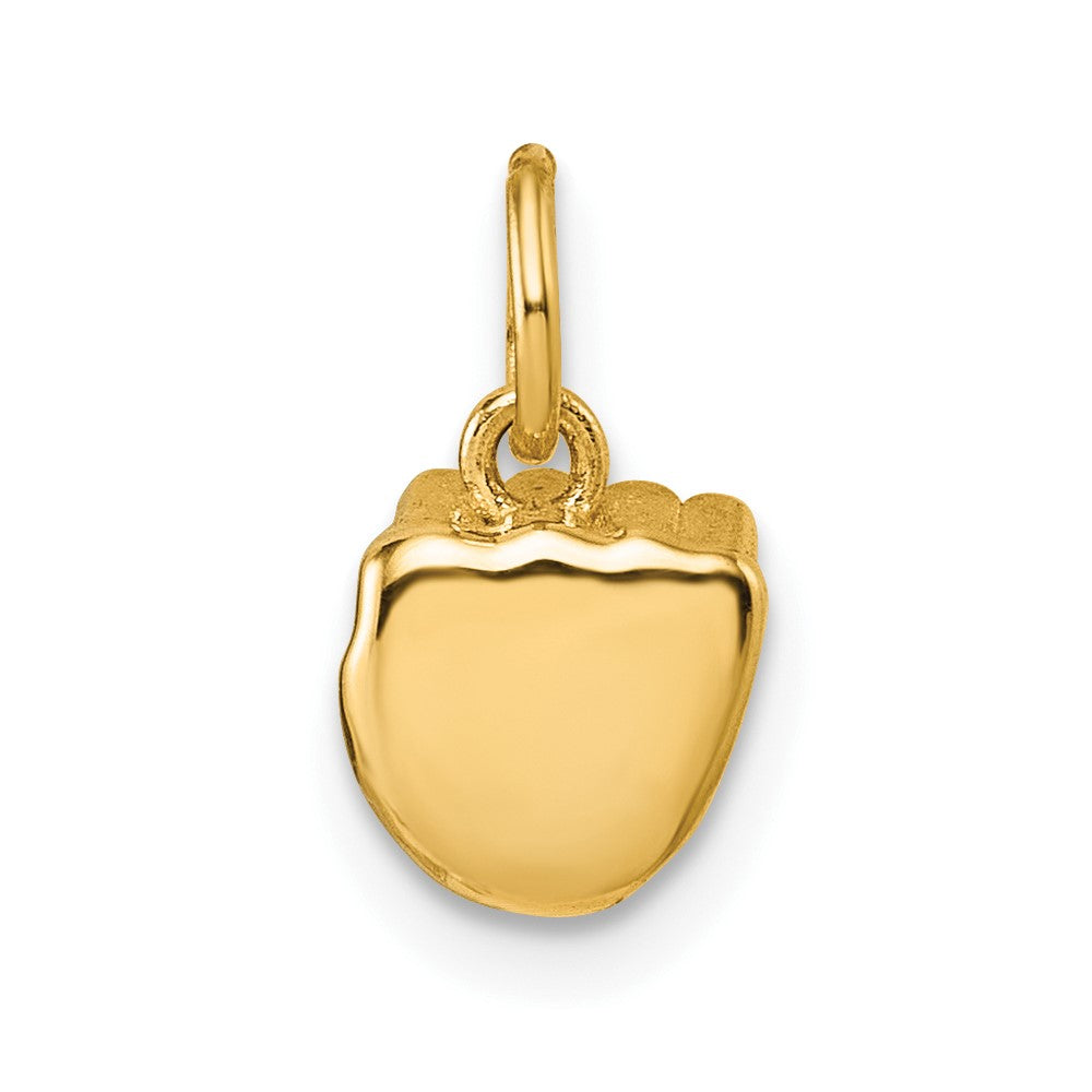 14K American Sign Language Alphabet Fingerspelling Sign S Pendant