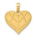 14K Polished Heart Pendant
