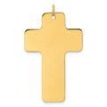 14k Polished Cross Charm