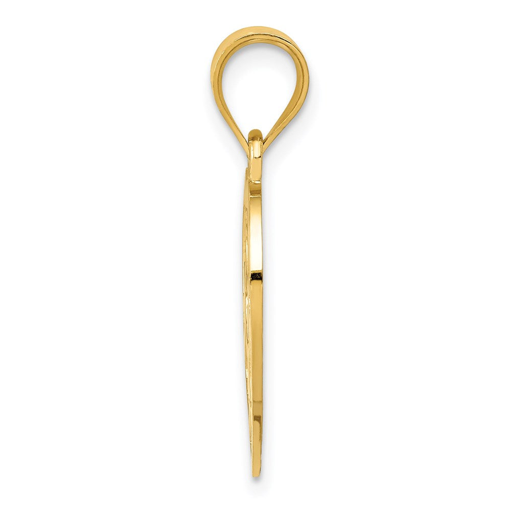 14k Heart Charm