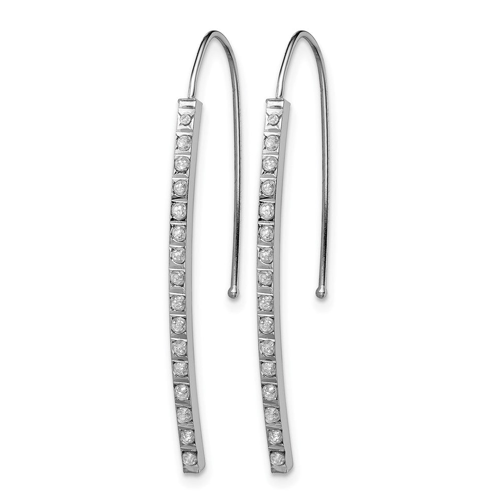 14k WG Diamond Fascination Diamond Dust/Accent Earrings