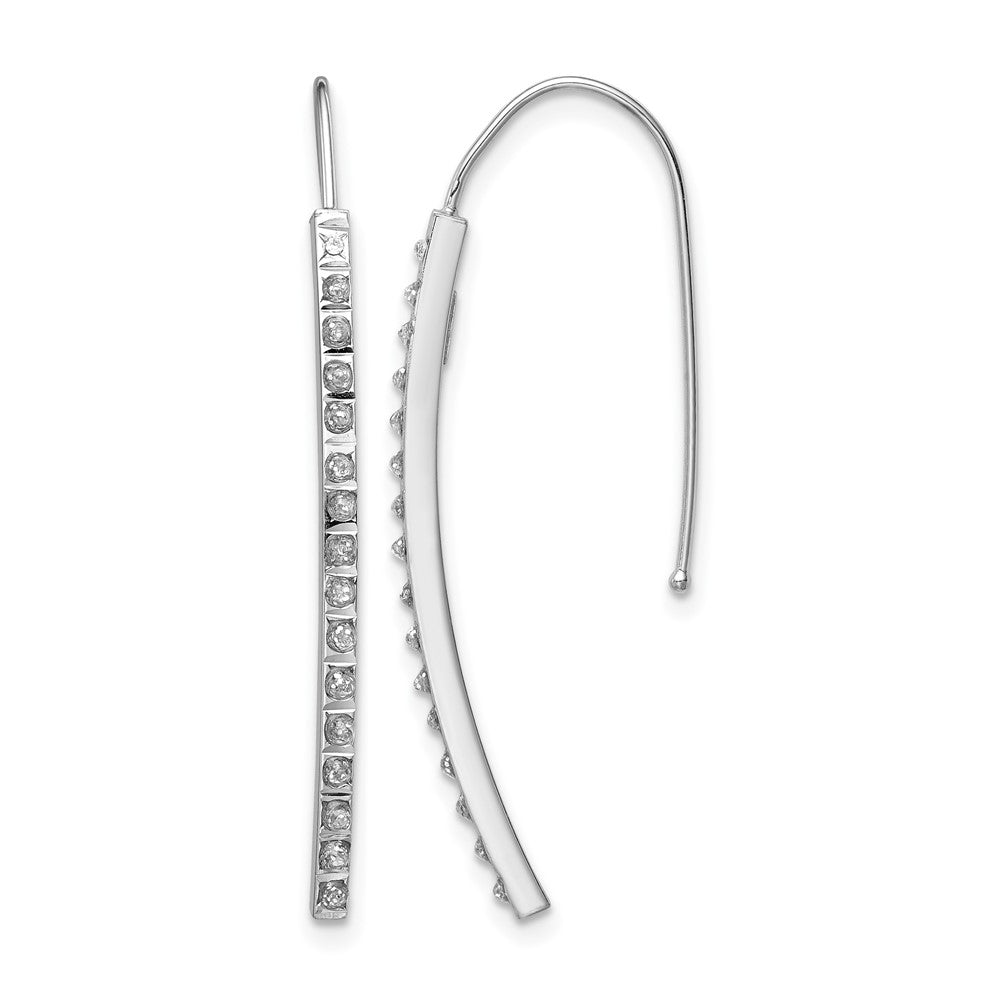 14k WG Diamond Fascination Diamond Dust/Accent Earrings