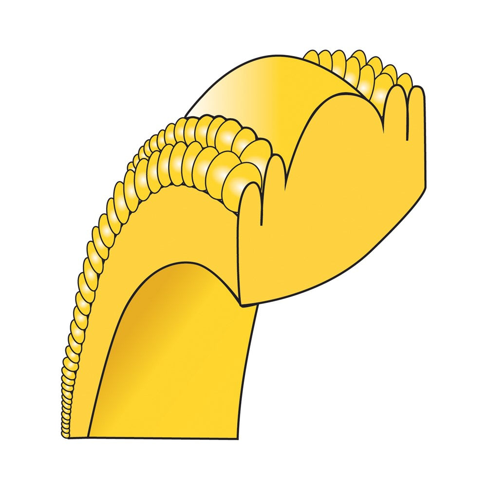 10KY 8mm Double Milgrain Comfort Fit Band