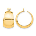 14k Polished Hoop Earring Jackets