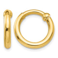 14k Non-Pierced Hoop Earrings