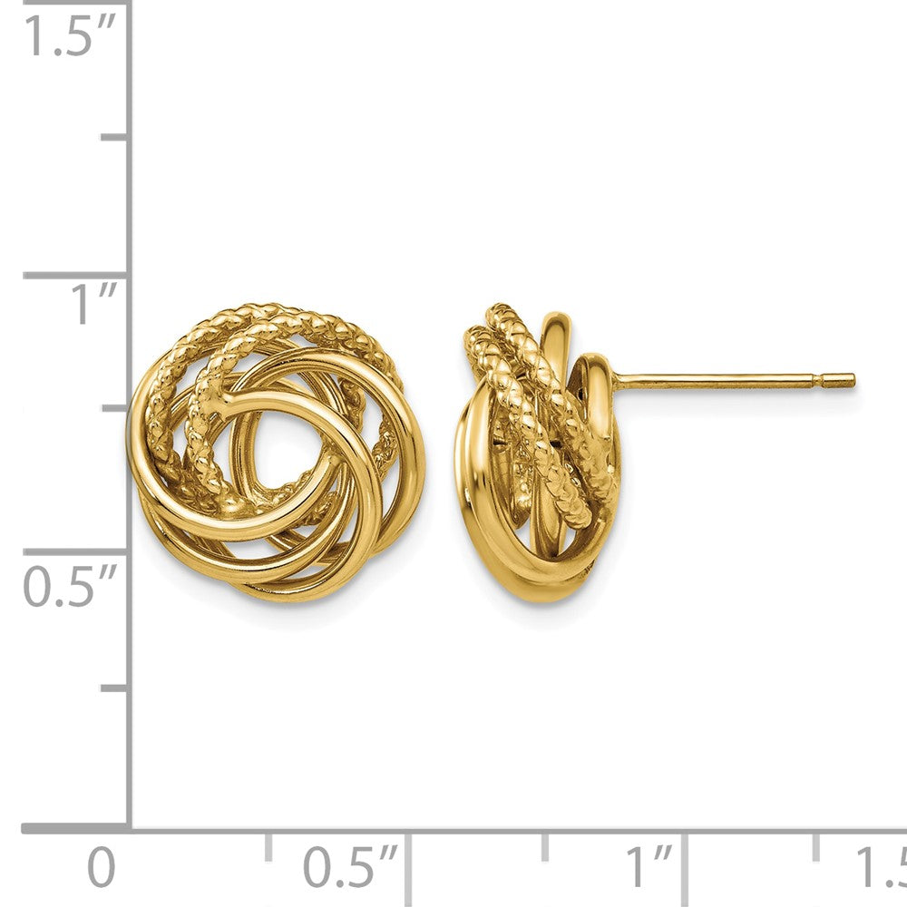 14k Love Knot Earrings